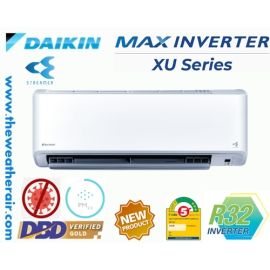 แอร์เติมอากาศ Daikin ติดผนังอินเวอร์เตอร์ (INVERTER Wall Type) เบอร์ 5 น้ำยา R32 รุ่น XU SERIES ขนาด 18,100BTU